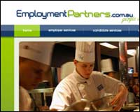 Web design client - Employment Partners