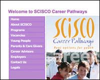 Web design client - SCISCO Career Pathways